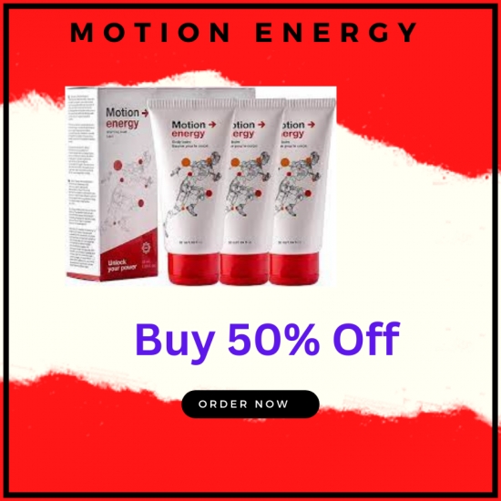 Motion energy cream for pain relief 
